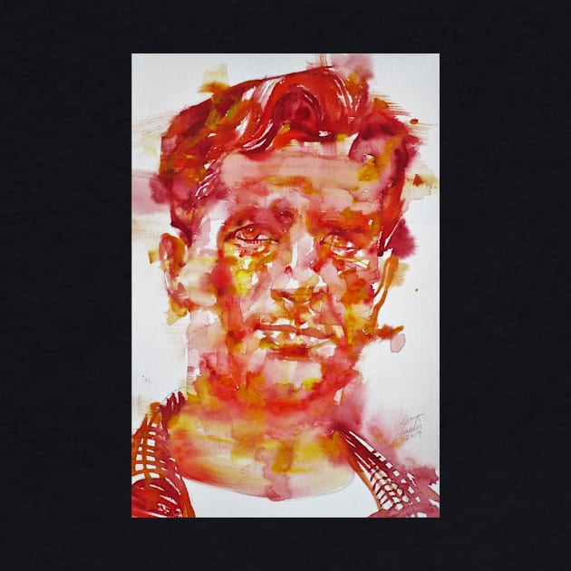 JACK KEROUAC watercolor portrait .3 by lautir